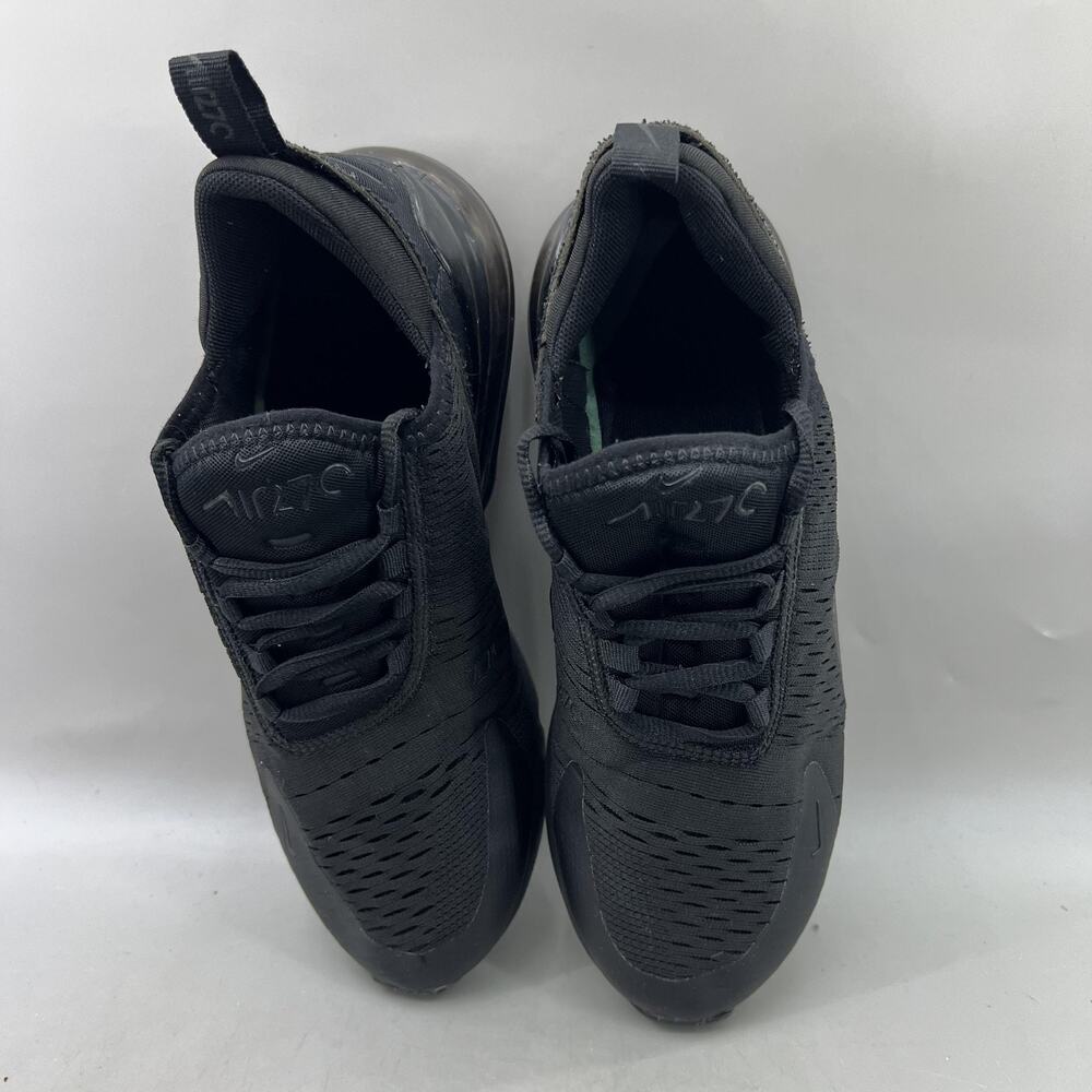 Nike Air Max 270 Running Shoes Women Size 8 Black Mesh Comfort Low Top Sneakers - Picture 5 of 9